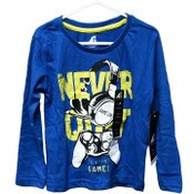 Wholesale - BOYS SIZE 4-7 NEVER QUIT L/S SCREEN T-SHIRT C/P 24